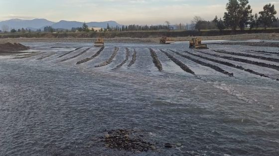 Preparación de suelo con maquinaria pesada en superficie extensa
